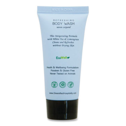 H2O Therapy Body Wash Single Use, White Tea and Lemongrass, 0.85 oz, 300/Carton