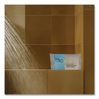 H2O Therapy Soaps, White Tea and Lemongrass Scent, 1.1 oz Bar, 400/Carton