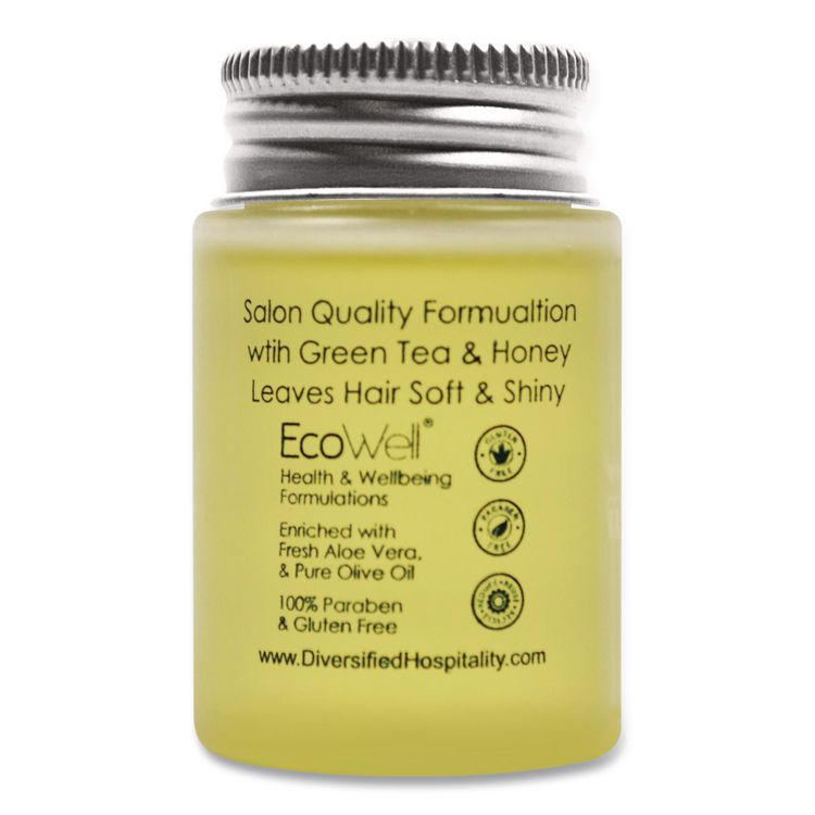 Terra Pure Shampoo Jam Jar, Green Tea Lemongrass Scent, 1 oz Jar, 300/Carton