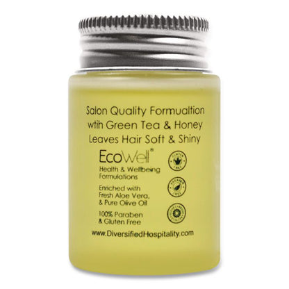 Terra Pure Shampoo Jam Jar, Green Tea Lemongrass Scent, 1 oz Jar, 300/Carton
