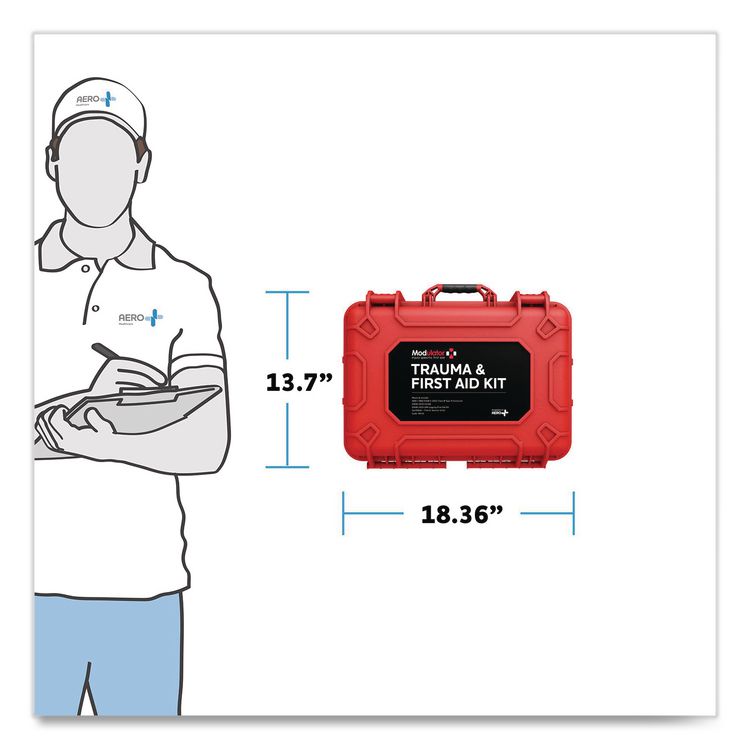 Trauma Kit - Rugged Hard Case, 286 Pieces