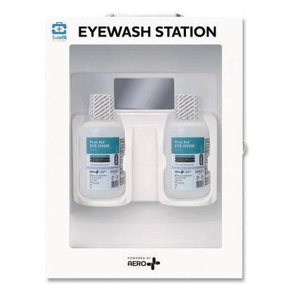 First Aid Station - First Aid, Eyewash, AED 450P, 4 Pieces, Metal Case