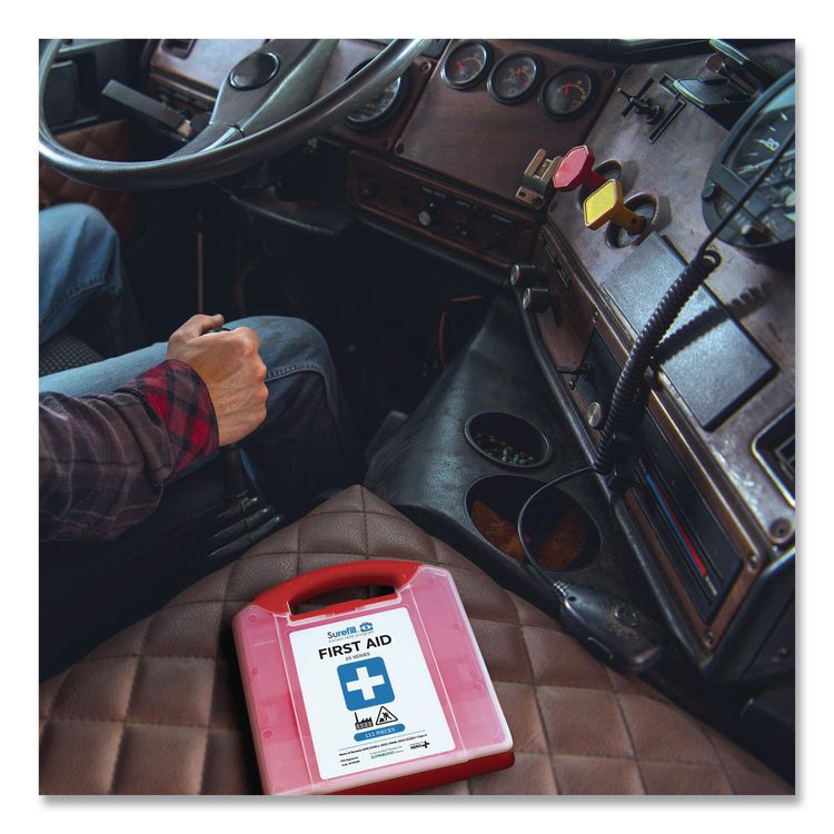 25 Series ANSI A+ First Aid Kit - Plastic Retail Case, 25 Person, 111 Pieces