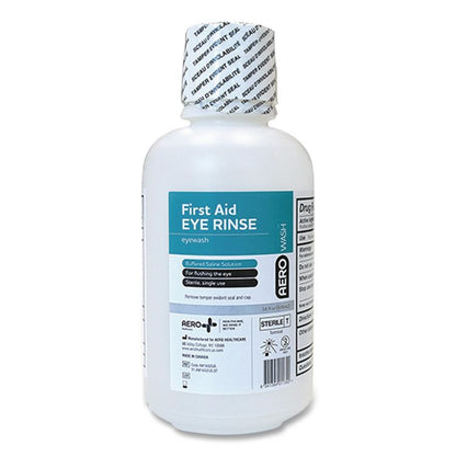 Emergency Eyewash Station Wall Cabinet, 16 oz Bottle, 2 Bottles/Station