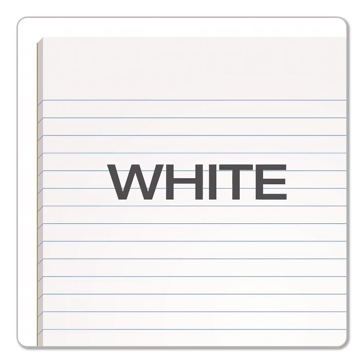 Glue Top Pads, Narrow Rule, (50) White 8.5 x 11 Sheets, Dozen