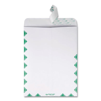 Redi-Strip Catalog Envelope, First Class, #13 1/2, Cheese Blade Flap, Redi-Strip Adhesive Closure, 10 x 13, White, 100/Box