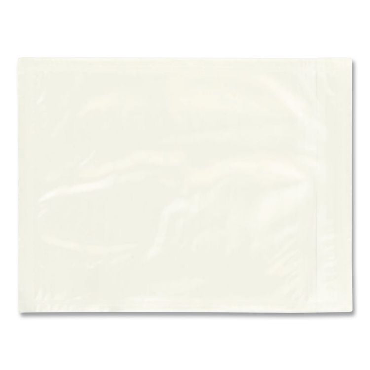 Self-Adhesive Packing List Envelope, Clear Front: Full-Size Window, 4.5 x 6, Clear, 1,000/Carton
