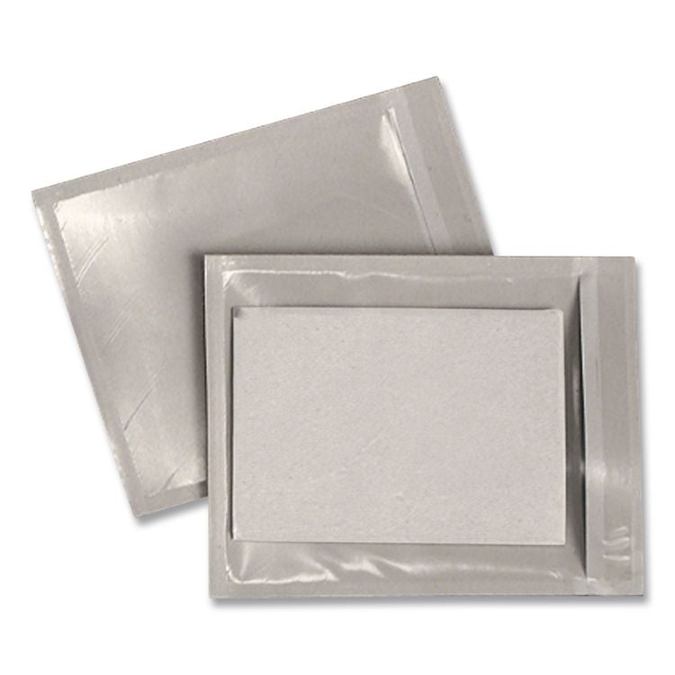 Self-Adhesive Packing List Envelope, Clear Front: Full-Size Window, 4.5 x 6, Clear, 1,000/Carton