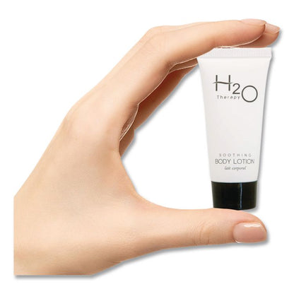 H2O Therapy Single Use Body Lotion, 0.85 oz Tube, White Tea and Lemongrass Scent, 300/Carton