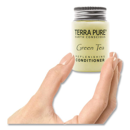 Terra Pure Conditioner Jam Jar, Green Tea Lemongrass Scent, 1 oz Jar, 300/Carton