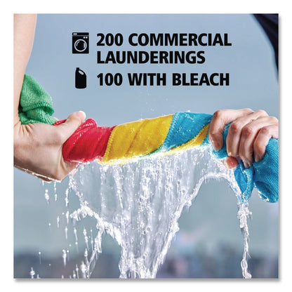 Microfiber Cleaning Cloths, 16 x 16, Yellow, 24/Pack
