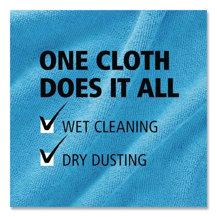 Microfiber Cleaning Cloths, 16 x 16, Yellow, 24/Pack