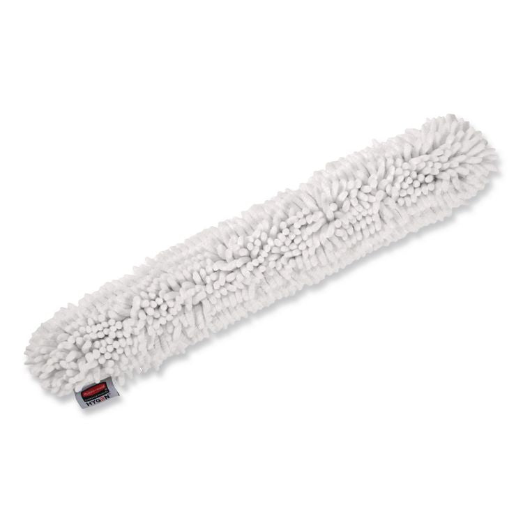 HYGEN Quick-Connect Microfiber Dusting Wand Sleeve, White, 6/Carton