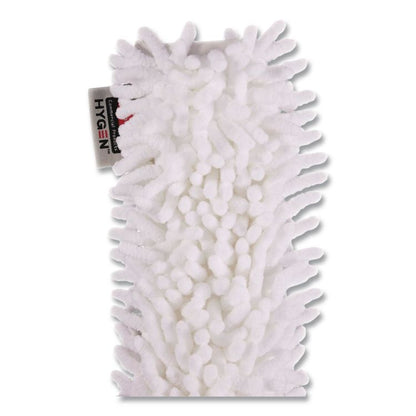 HYGEN Quick-Connect Microfiber Dusting Wand Sleeve, White, 6/Carton