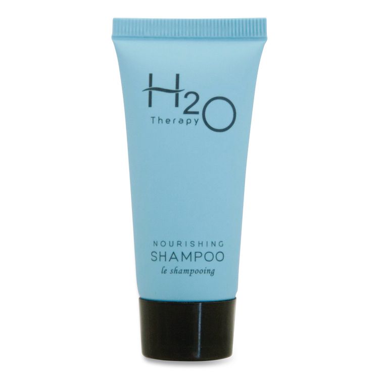 H2O Therapy Shampoo Single Use, White Tea and Lemongrass Scent, 0.85 oz Tube, 300/Carton