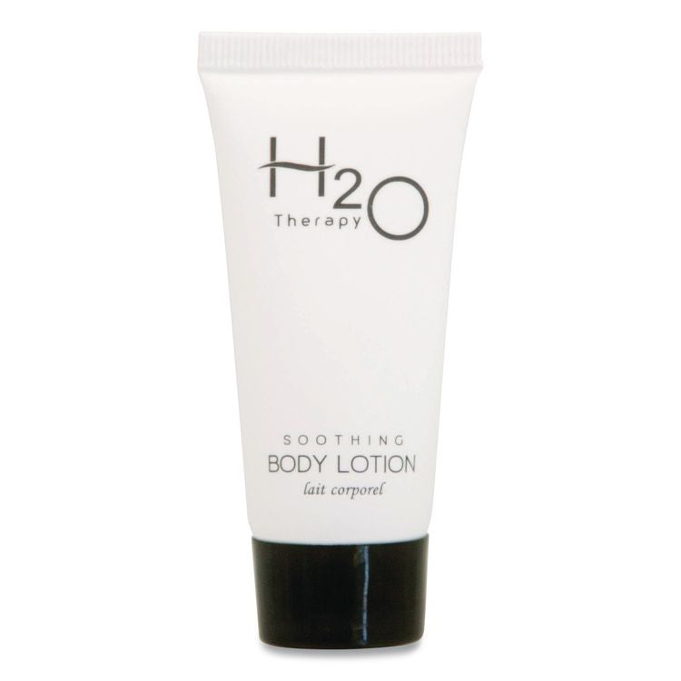 H2O Therapy Single Use Body Lotion, 0.85 oz Tube, White Tea and Lemongrass Scent, 300/Carton