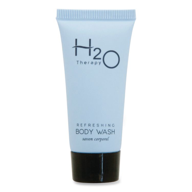 H2O Therapy Body Wash Single Use, White Tea and Lemongrass, 0.85 oz, 300/Carton