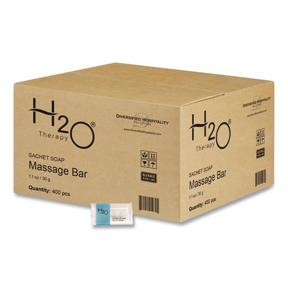 H2O Therapy Soaps, White Tea and Lemongrass Scent, 1.1 oz Bar, 400/Carton