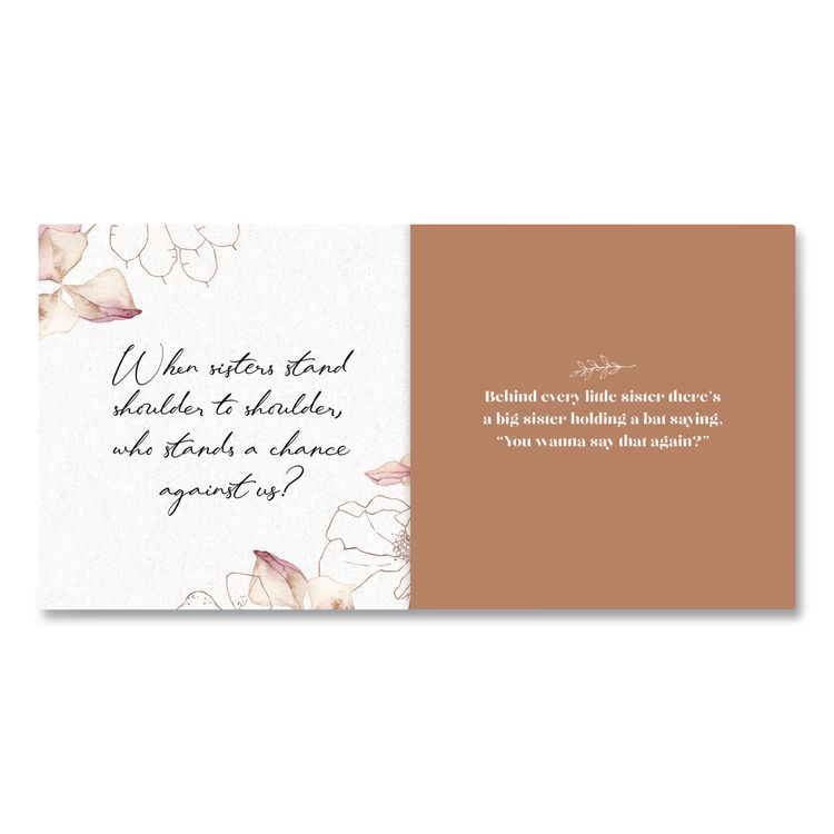 Sisters Hardcover Book, 96 Pages