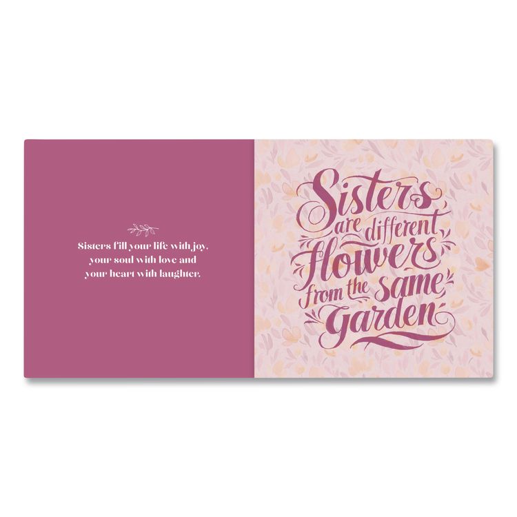 Sisters Hardcover Book, 96 Pages