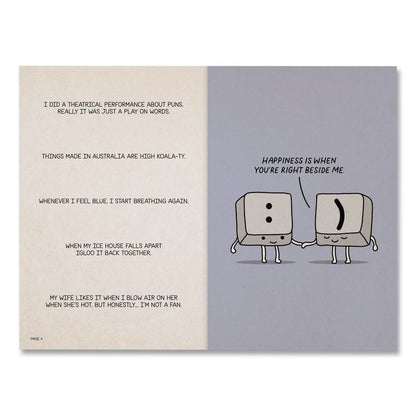 The Book of Puns Softcover Book, Paperback, 112 Pages