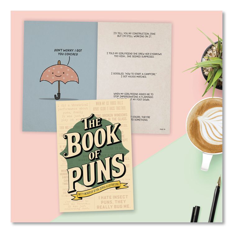 The Book of Puns Softcover Book, Paperback, 112 Pages