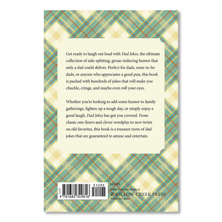 Dad Jokes Softcover Book, Paperback, 112 Pages