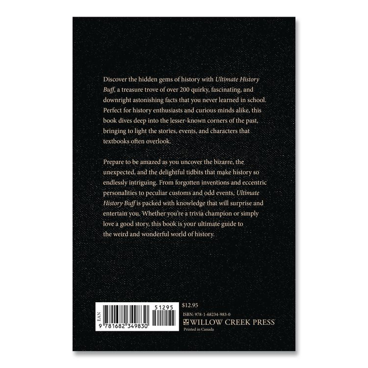 Ultimate History Buff Softcover Book, Paperback, 112 Pages