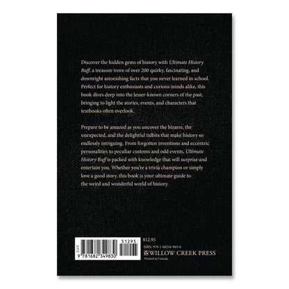 Ultimate History Buff Softcover Book, Paperback, 112 Pages