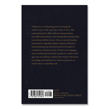 Super Sports Stats and Facts Softcover Book, Paperback, 112 Pages