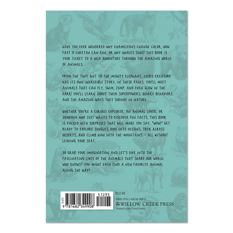 Animal Facts for Kids Softcover Book, Paperback, 112 Pages
