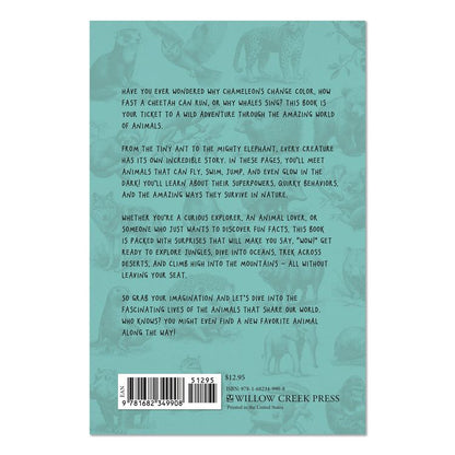Animal Facts for Kids Softcover Book, Paperback, 112 Pages
