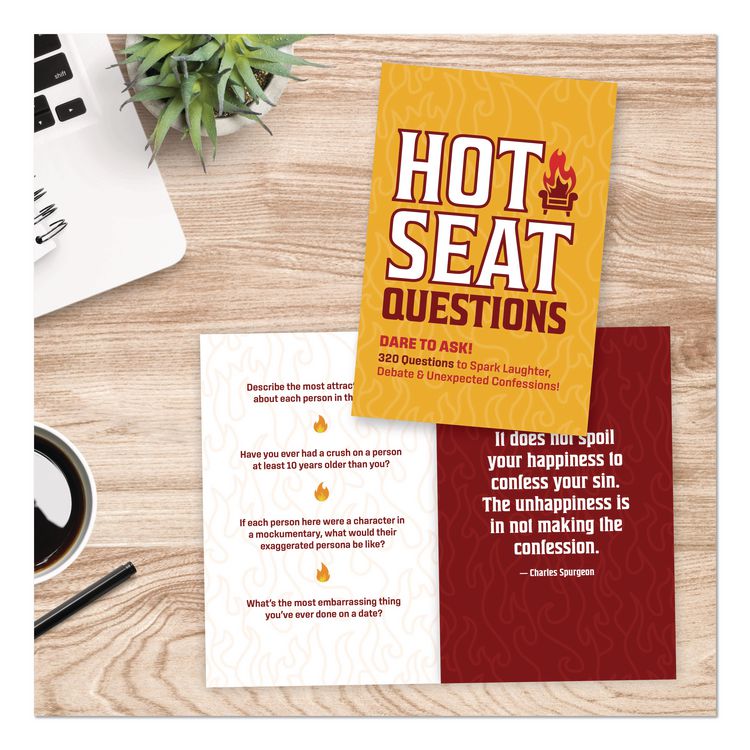 Hot Seat Questions Softcover Book, Paperback, 112 Pages
