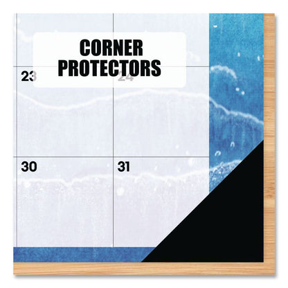 Beaches Monthly Desk Pad Calendar, 17 x 12, White/Multicolor Sheets, Black Headband/Corners, 12-Month (Jan to Dec) 2026