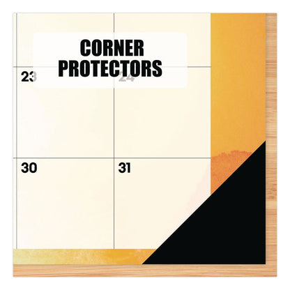 Rainbow Gradient Small Monthly Desk Pad Calendar, 17 x 12, White Sheets, Black Headband/Corners, 12-Month (Jan to Dec): 2026