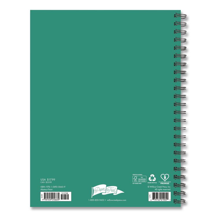 Abstract Art Weekly/Monthly Softcover Planner, 8.5 x 6.5, Multicolor Cover, 12-Month (Jan to Dec): 2026