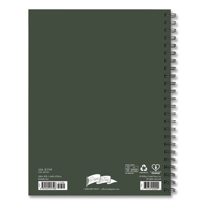 Butterfly Zen Weekly/Monthly Planner, 8.5 x 6.5, Black Cover, 12-Month (Jan to Dec): 2026