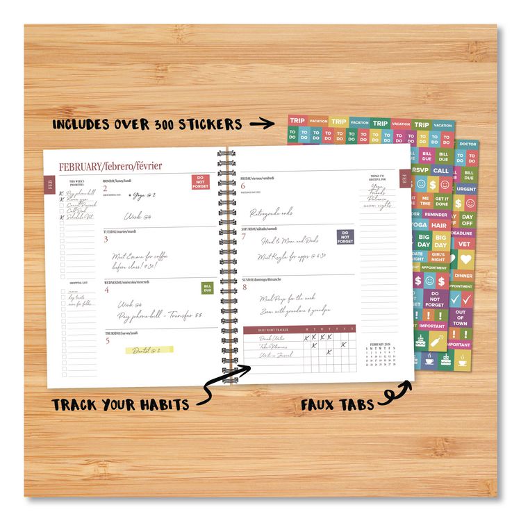 In My Planning Era Weekly/Monthly Planner, 8.5 x 6.5, Multicolor Cover, 12-Month (Jan to Dec): 2026