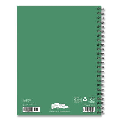 You Did Not Wake Up Today to Be Mediocre Weekly/Monthly Planner, 8.5 x 6.5, Green/Pink Cover, 12-Month (Jan to Dec): 2026