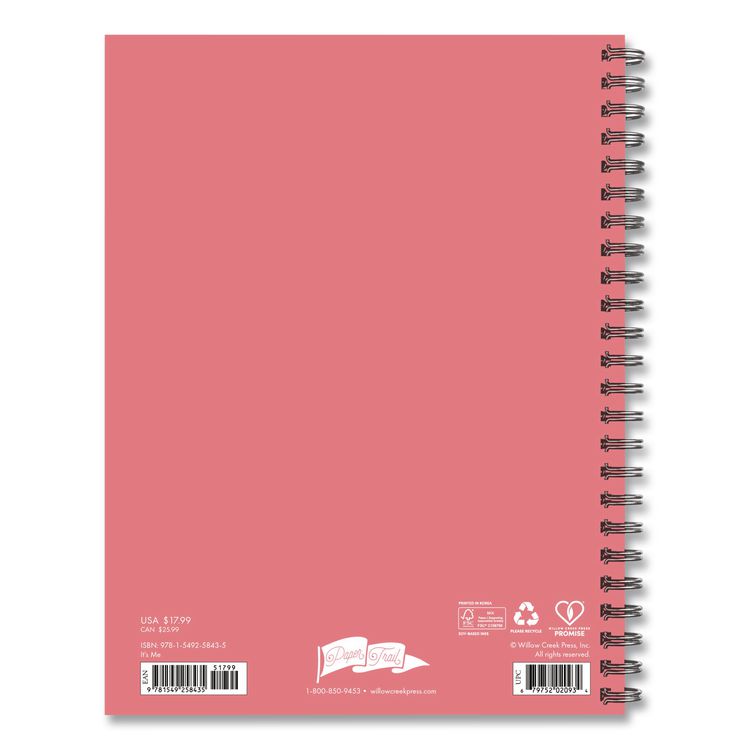 It's Me Weekly/Monthly Planner, Song Lyrics, 8.5 x 6.5, Pink Cover, 12-Month (Jan to Dec): 2026