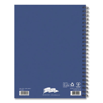 Ciao Bella Weekly/Monthly Planner, 8.5 x 6.5, Blue/Pink Cover, 12-Month (Jan to Dec): 2026