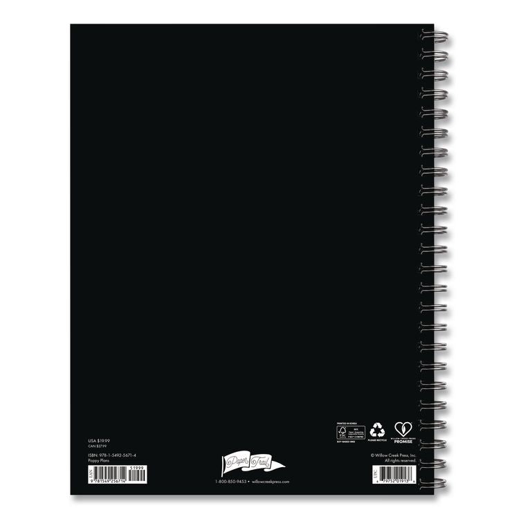 Poppy Plans Weekly/Monthly Planner, 11 x 8.5, Multicolor Cover, 12-Month (Jan to Dec): 2026