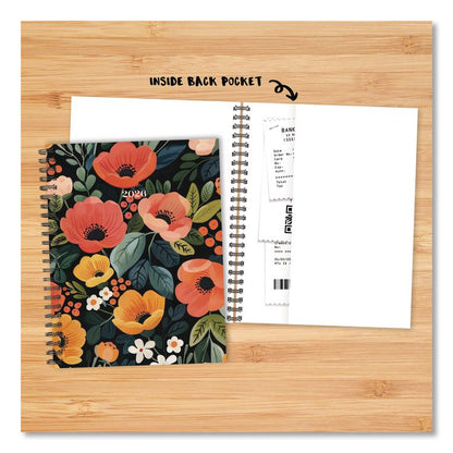 Poppy Plans Weekly/Monthly Planner, 11 x 8.5, Multicolor Cover, 12-Month (Jan to Dec): 2026