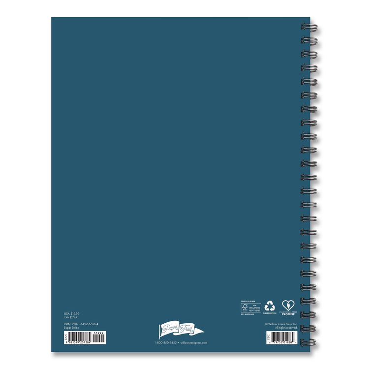 Super Stripe Weekly/Monthly Planner, 11 x 8.5, Multicolor Cover, 12-Month (Jan to Dec): 2026