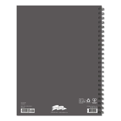 Charcoal Weekly/Monthly Planner, 11 x 8.5, Charcoal Cover, 12-Month (Jan to Dec): 2026