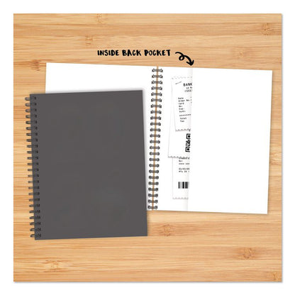 Charcoal Weekly/Monthly Planner, 11 x 8.5, Charcoal Cover, 12-Month (Jan to Dec): 2026
