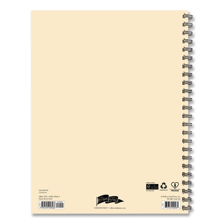 Never Be So Kind Weekly/Monthly Planner, 11 x 8.5, Yellow Cover, 12-Month (Jan to Dec): 2026