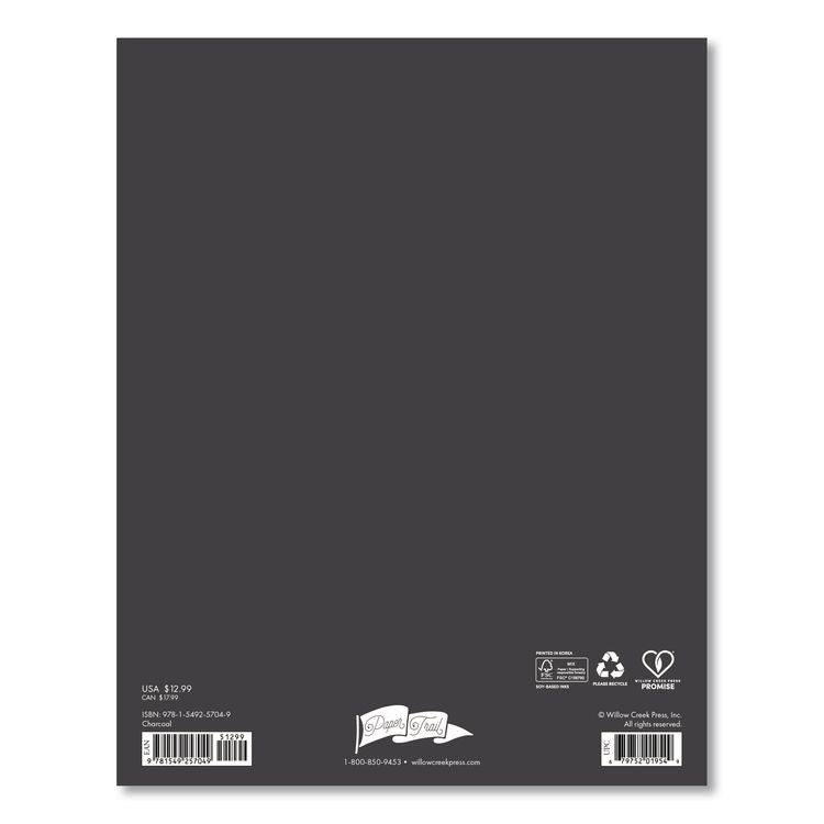 Charcoal Monthly Planner, 9.5 x 7.5, Charcoal Cover, 12-Month (Jan to Dec): 2026