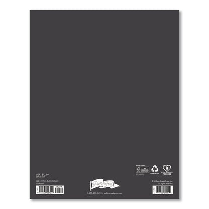 Charcoal Monthly Planner, 9.5 x 7.5, Charcoal Cover, 12-Month (Jan to Dec): 2026