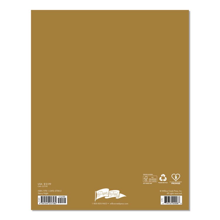 Starry Night Monthly Planner, 9.5 7.5, Black/Gold Cover, 12-Month (Jan to Dec): 2026